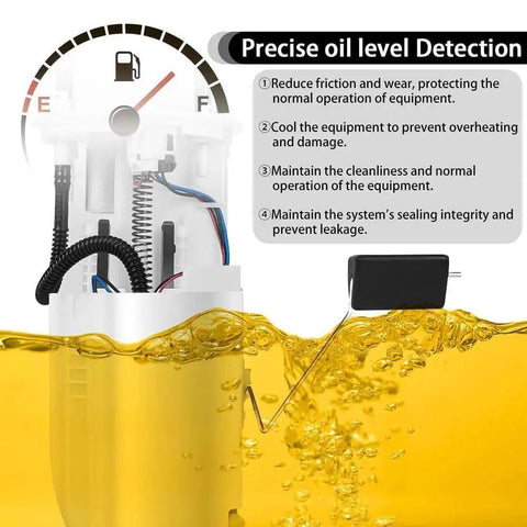 Diagram of Plug And Play Electric Fuel Pump Assembly With Sending Unit OE Replacement Kit showing precise oil level detection features.