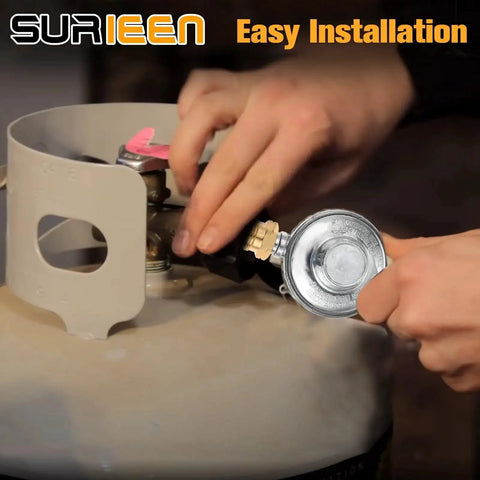 Installing Low Pressure Propane Regulator Kit with POL Plug Adapter on LPG tank