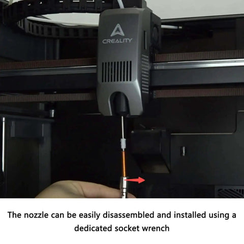 K2 Series Extruder And Nozzle Upgrade Kit For K2 Pro And K2 Plus 3D Printers with 0.4mm Quick Swap Nozzle and Wrench