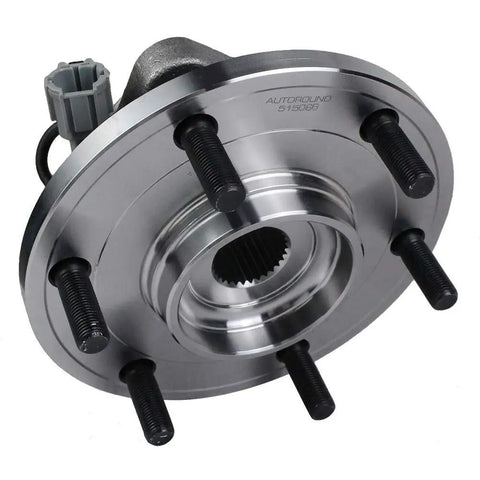 Front Wheel Bearing Hub Assembly 515066 6 Lug With ABS for Nissan Titan Armada Pathfinder Infiniti QX56 2004 2005 2006 2007 Compatible Replacement Wheel Hub Bearing Carrier
