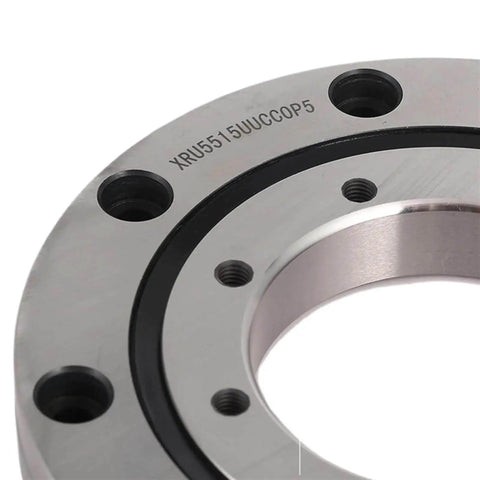 Close-up of Beefy Deep Groove Ball Bearing 25mm By 80mm By 12mm, RU52 CRBF2512AT style, made of tough bearing steel.