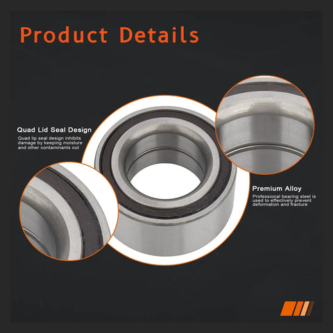 Front Or Rear Wheel Bearing Kit For Acura CSX ILX TL TSX Honda Accord Civic Element Fit Insight Pair Reliable Hub Bearings