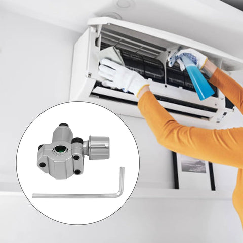 Refrigerator needle valve kit BVP31 with wrenches; metal valve and L-shaped hex key for AC piping adapters