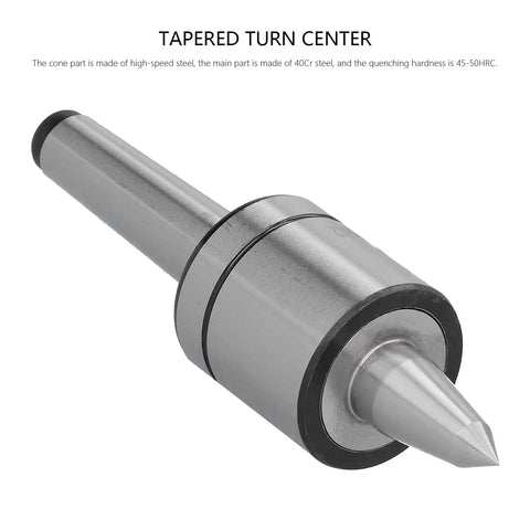 Pro Grade 1 Slot Live Center For Lathes With 60 Degree Morse Taper 0.01mm Precision Steel Build For High Speed And CNC Lathes