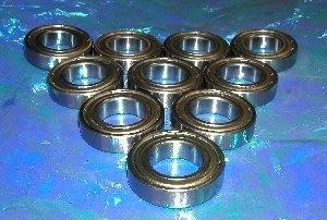 61902ZZ 15x28x7 Shielded Bearing Pack of 10 - VXB Ball Bearings