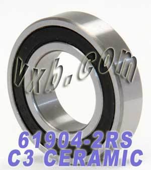 61904-2RS Bearing Hybrid Ceramic Sealed 20x37x9 - VXB Ball Bearings