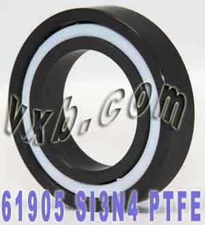 61905 Full Ceramic Bearing Silicon Nitride 25x42x9 - VXB Ball Bearings