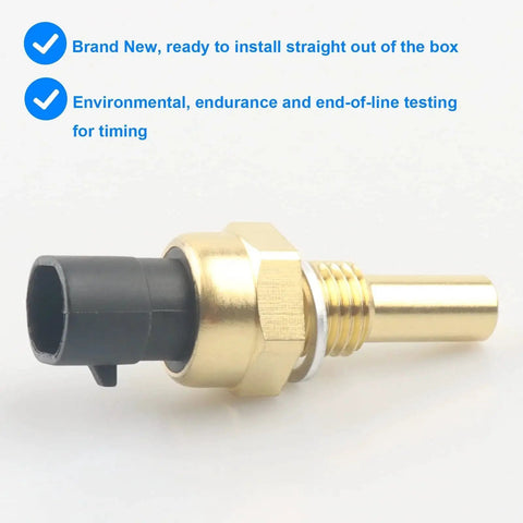 ECT Coolant Temperature Sensor Replacement For GM Vehicles Including Buick Cadillac Chevrolet GMC Models Like CTS