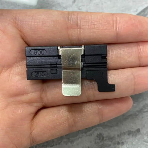 3 In 1 Fiber Cleaver, Fiber Holder And Fiber Fixture Clamp For FTTH 250um 900um Cables, Aluminum Alloy Construction, Black Finish, Secure