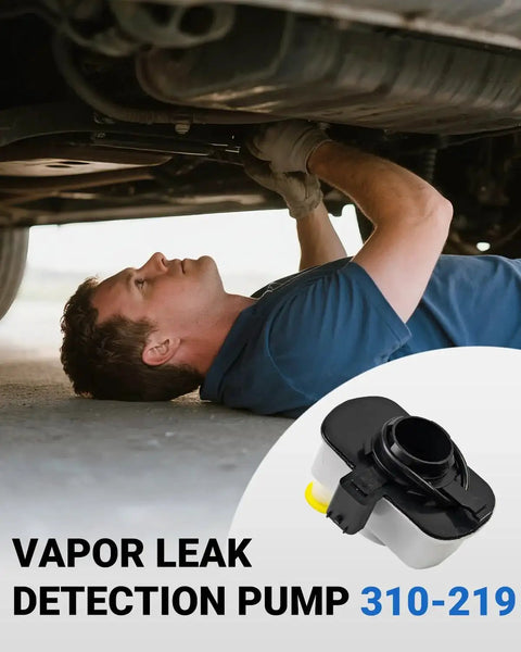 Technician installing Fuel Vapor Leak Detection Pump 310-219 Replacement for Dodge Durango, Nitro, Jeep Grand Cherokee.