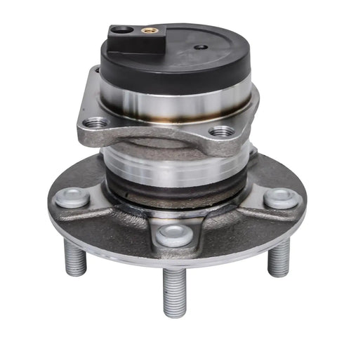 Fwd Front Steering Knuckles With Hubs And Rear Wheel Hub Bearings Set For 2007 To 2012 Mazda CX 7 Replacement shown in close-up view