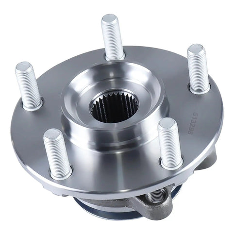 Front Wheel Hub Bearing Assembly Fits Nissan Rogue 2008-2013, Rogue Select 2014-2015, And Sentra 2007-2012 Front FWD And AWD With ABS 5 Lug Drop In OE Replacement 513298