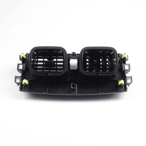 Center Dash AC Vent Panel Trim for Toyota Corolla 2008-2013, front view, black plastic, direct OEM replacement.