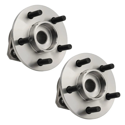 Front Wheel Bearing Hub Assembly 2 Pack For 1999-2006 Jeep Wrangler And 1999-2001 Cherokee, 5 Lug, OE-Quality Replacement