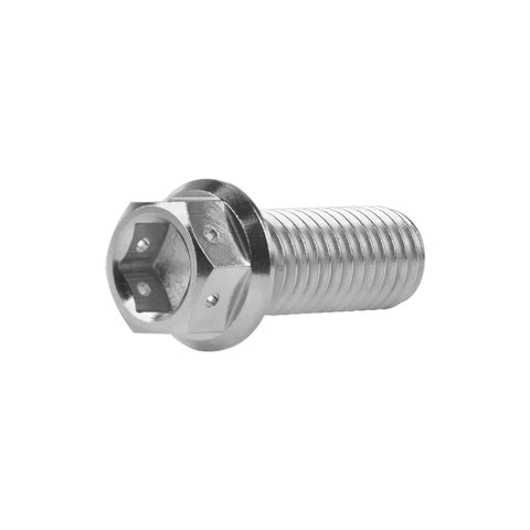 Heavy Duty Titanium Flange Hex Head Bolts M8x25mm Pack Of 4 For Automotive Motorbike And Machinery 6AL4V Grade 5 Titanium Alloy