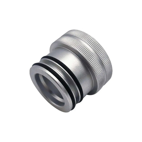 Close-up of a silver precision-fit bearing tool from the X3 RC Bearing Tools And Lubrication Grease Tool Kit Set For P293350109.