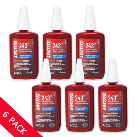 Blue Medium Strength Removable Threadlocker For Locking And Sealing Threaded Fasteners Quarter To Three Quarter Inch Keeps Bolts Tight