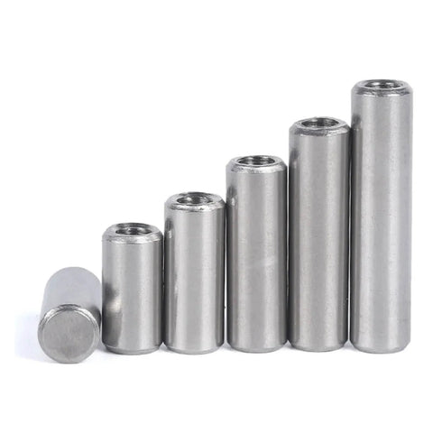 Pro Grade Stainless Steel 304 Inner Threaded Cylindrical Pins And Dowel Set For Precision Assembly in various sizes.