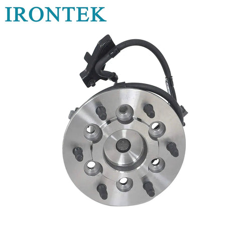 Front view of wheel bearing and hub assembly, 6-lug with ABS, for 2WD, compatible with Chevrolet Colorado and GMC Canyon