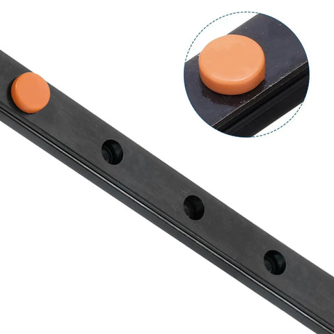 Two 450mm Linear Guide Rails For MGN12H Carriage Block Bearing Steel Guide Rail Set with smooth sliding surface detail