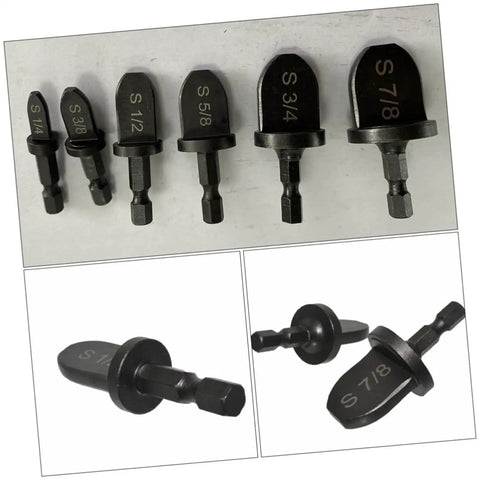 6 Piece Copper Tube Expander Set For Air Conditioner Swaging And Bearing Maintenance Tools Handy Portable Lightweight Drill Bit Swager