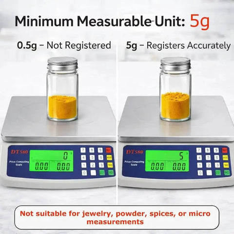Pro Grade Digital Kitchen Scale 40kg 88lb Stainless Steel With LCD Display For Price Computing And Item Counting Deli Scale