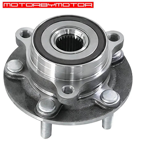 Front Wheel Bearing Hub Assembly Five Lug Fits 2017-2023 Hyundai Elantra And 2017-2020 Hyundai Elantra GT 2017-2022 Kia Niro 2019-2022 Kia Forte 2019-2021 Hyundai Veloster Low Runout Quieter Ride Easy Install