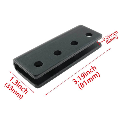 Bi Parting Sliding Barn Door Rail Adaptor For 1 9 16 Inch Flat Track Heavy Duty Connector To Extend Two Way Sliding Doors