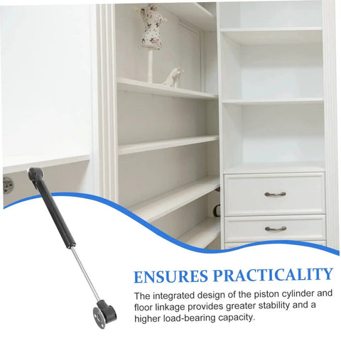 High Load Capacity Gas Spring Strut Hinge With Soft Close For Cabinets Kitchen And Jewelry Boxes shown next to white cabinets