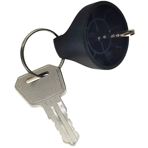 2X Switch Key Replacement Part 1115-500016-00 Direct Fit For Big Joe EP Equipment And Electric Pallet Jacks key and holder
