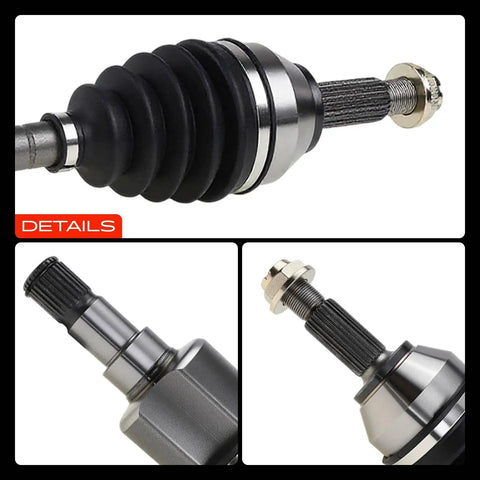 Ford Focus Front Left CV Axle Shaft Assembly for 2000-2011 models detailed view