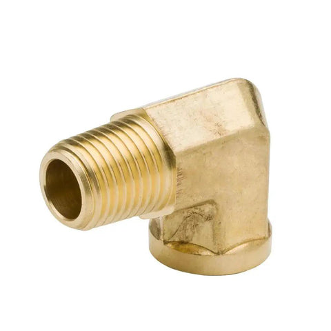 One Eighth Inch Brass Street 90 Degree Elbow NPT Male To NPT Female Forged Pipe Fitting For Your Home Plumbing DIYs Durable Brass Connector