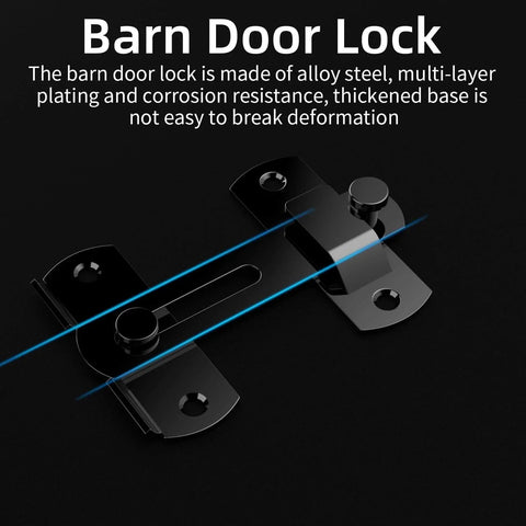 Gate Frame Kit With 8 Inch Hinges And Gate Latch For Wooden Shed And Barn Doors made of alloy steel with corrosion resistance.
