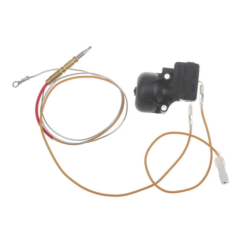 Timsec propane tank top heater thermocouple safety kit with black valve, tan tubing, brass fittings, and sensor lead