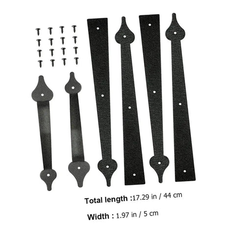 Premium Door Hinges Set For Garage And Shed Built To Last Gatuida Heavy Duty Easy To Install High Load Bearing Capacity displayed