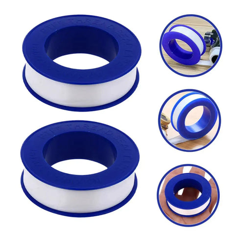 12 Rolls PTFE Plumbers Tape Sealing Tape For Faucet Leaks And High Temperature Plumbing Pipe Sealant For Home Garden DIY Repairs