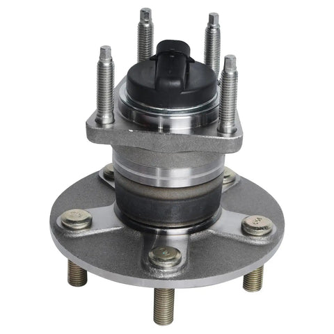 Close-up of Rear Wheel Bearing Hubs With ABS 5 Lug Fits Chevy Malibu 2004-2012 HHR 2008-2010 Cobalt 2009-2010 Pontiac G6 2005-2010