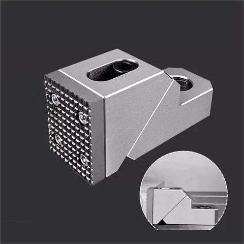 Side Fixture Clamp for Precision Workholding M8 to M16 Clamp Range Vise Frog Clamps With Flat End for Bench Vice Mount