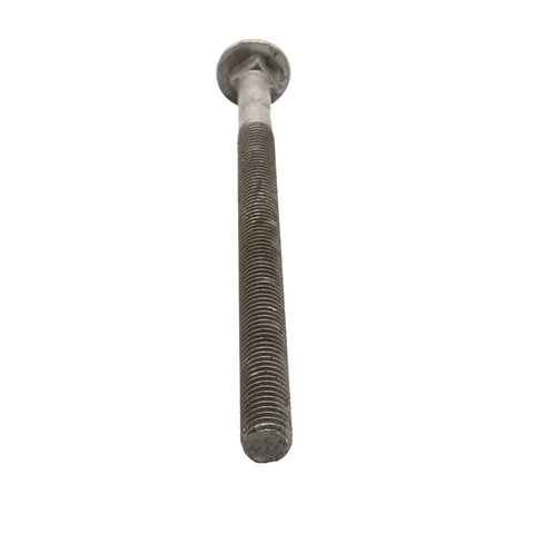 Half Inch Carriage Bolt Kit, 8 Inch Long, 25 Pack, Grade 307A, Hot Dip Galvanized For Exterior Use, Heavy Duty Coarse Thread