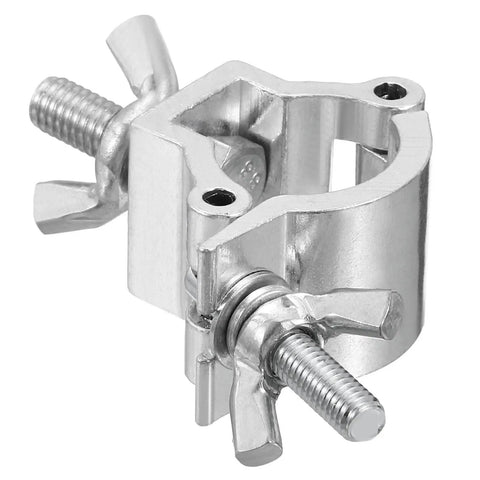 Heavy Duty Aluminum Stage Lighting O Clamp For 0.98 To 1.18 Inch OD Tube Sturdy Truss Clamps With Single Buckle Handles Up To 100 Lb