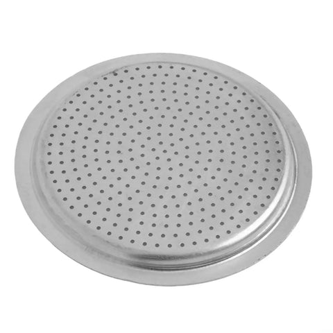 Aluminum mesh filter from 3 Silicone Gaskets and 1 Aluminum Mesh Filter for Moka Pot Replacement Set for 2 to 12 Cup Espresso Coffee Makers