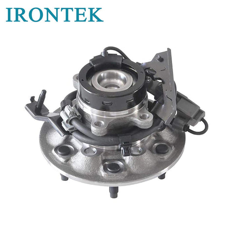 Front Left Wheel Hub And Bearing Assembly 515104 With ABS for Chevrolet Colorado 2004 2008, 6 Lug, metallic and rubber components