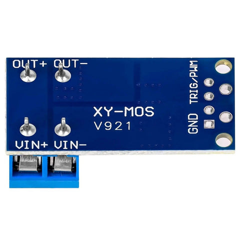 Dual MOSFET Beefed-Up High Power Motor Controller Drive Module 5V To 36V 400W PWM electronic control board top view