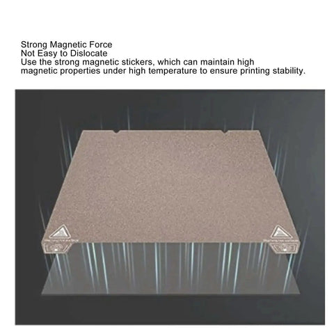 Universal 150x150mm Double Sided PEI Powder Sprayed Magnetic Spring Steel Flexible Build Plate, strong magnetic force