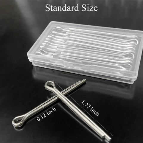 15 Pack Stainless Steel Marine Propeller Cotter Pins With Puller 304 Stainless Steel Wear Resistant And Rust Proof in a case