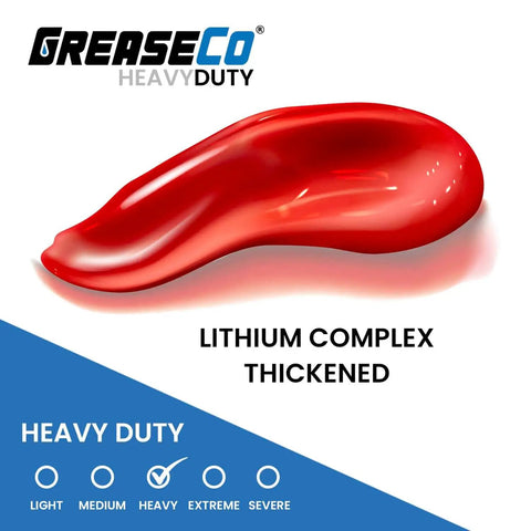 Red Tacky Heavy Duty Lithium Complex EP Grease For High Temp Wheel Bearings Trailers Axles CV Joints 5 Gallon Bucket NLGI 2