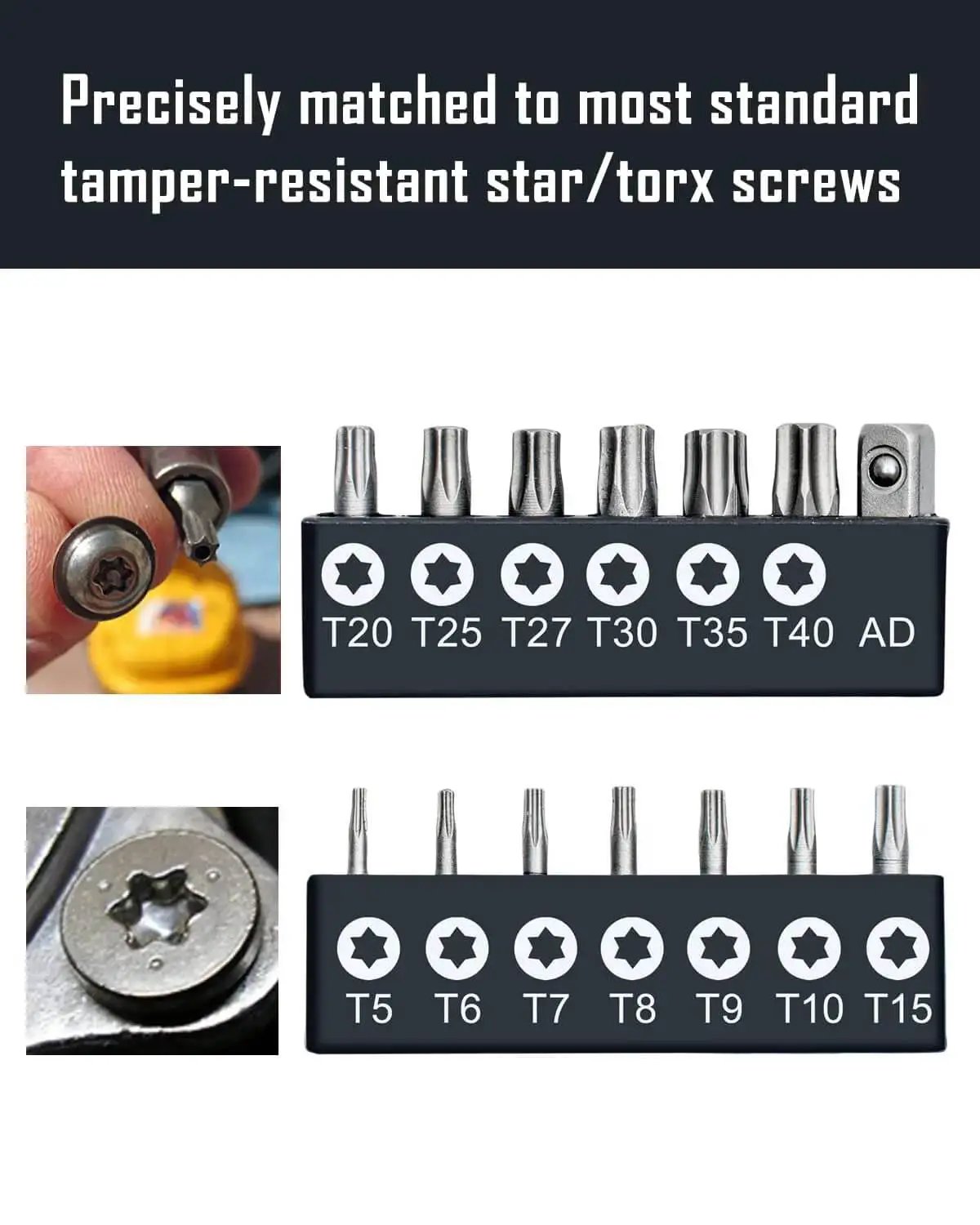 tamper resistant torx bit set | 14-Piece Heavy Duty 🍁