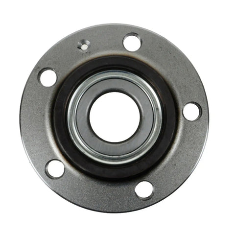 Rear Wheel Bearing And Hub Assembly Set For 2015 2018 Audi Q3, 2008 2009 TT, round metal hub with five bolt holes