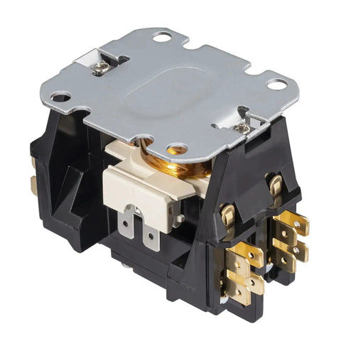 1 Pole 30 Amp 24 VAC Coil AC Contactor Replacement For Air Conditioner Condenser Unit And Compressor 50 60 Hz 24V 1P 30A Motor Contactor