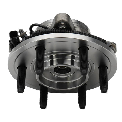 Front Wheel Hub Bearing Assembly for 2011-2014 Ford F-150, Expedition, and Lincoln Navigator 4WD 6-Lug With ABS Front Left or Right Replacement Japanese Grease Smooth Ride No Fuss Install, front view